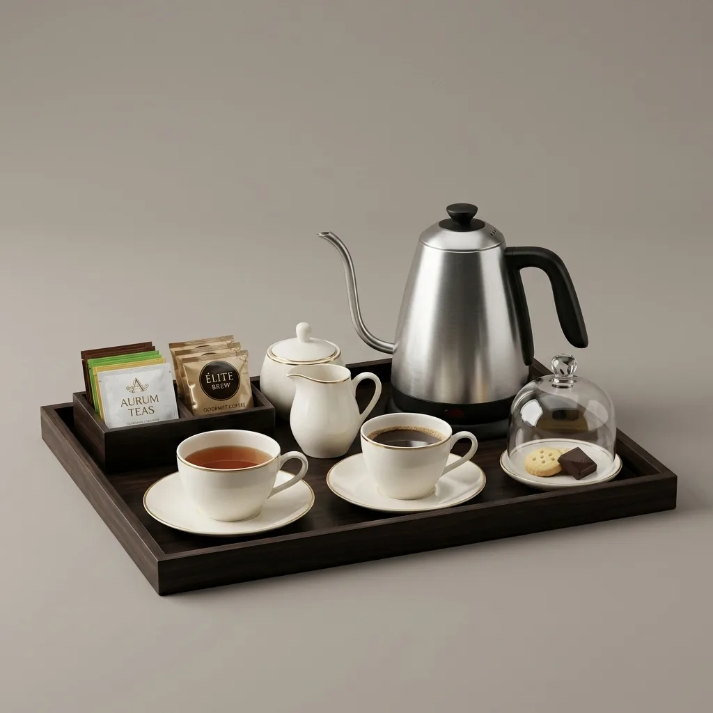 Otel oda ikram ürünleri - çay kahve kettle bardak toptan